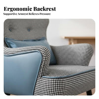 Upholstered Accent Chair Thick Cushioning Upholstered Shell Chair Easy Assembly