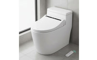 Multifunctional Smart Bidet Seat Instant Heat Electric Bidet Toilet Seat Electronic Control Smart Toilet Cover Warm Water Wash for Seniors