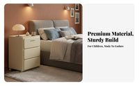 3-Tier Round Cabinet Light Luxury Aesthetic Round Multi-Tier Side Table Modern Design Raised Border Top for Homeowners