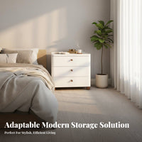 Slim Bedside Table with Drawer Space-Saving Nightstand Multi-Purpose for Bedroom