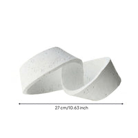 Abstract Sculpture Speckled Loop Sculpture Matte Tabletop Ornament for TV Cabinet, Hotel, Shelf