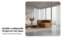 3 Pieces adaptableCombination Configurable Seating Reconfigurable Living Room Furniture Plush Upholstery airyLike Comfort