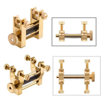 Violin Seam Clamp Brass Violin Gluing Clamp Double Sided Music Tool for Luthiers, Workshop