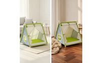 Pet Tent Breathable Cat Tent Cute Pet Bed with Canopy for Cats, Kittens, Living Room, Apartments