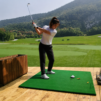 golf hitting mat