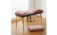 Portable Foldable Massage Table Cushion High Resilience Sponge Ergonomic Massage Mattress Pressure Balancing Contoured Body Support Cushion Soft Velvet Textile for Chiropractors, Chiropractic Facility