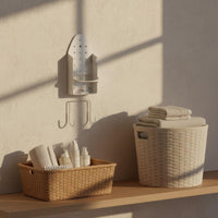 Wall Mounted Iron and Ironing Board Holder Universal Fit for Closet