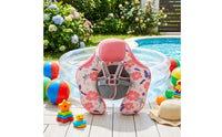 U-Shaped Baby Pool Swim Aid with Safety Harness Cushioned Baby Swim Swim Aid Padded Adjustable for Babies, Infants, Toddlers, Swimming Practice