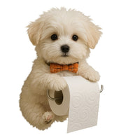 Golden Retriever Dog Tissue Holder, Resin Crafts
