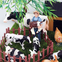 45 Pieces Farm Creature Model Set Washable Realistic Mini Farm Creature Figures