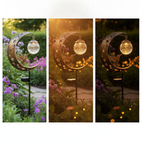 Garden Stake Light with Hummingbird Metal Solar Garden Stake Light Warm for Lawn