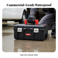 Waterproof Tool Case Dustproof Portable Tool Box Large Capacity for Electricians