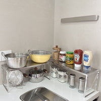 304 Stainless Steel Retractable Kitchen Storage Rack