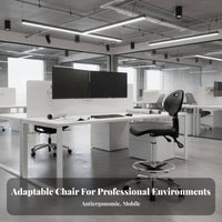 Anti-Static Laboratoryoratory Chair Easy to Clean Wheeled High-Stool With