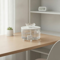 Pet Water Drinking Station USB-Powered Cat Water Drinking Station Transparent for Cats, Small Pets, Tabletop, Countertop