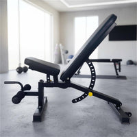 Adjustable Fitness Bench Padded Incline Workout Bench Black