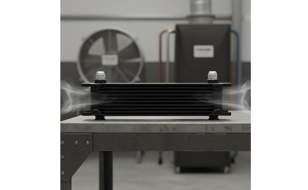 AN10 Oil Heat Exchanger Kit Durability AN10 Oil Heat Exchanger Automotive Part Lightweight Design Long-Lasting for Car Fans
