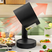 Brushless Engine Portable Range Hood Compact Design Tabletop Smoke Extractor Adjustable Height & Angle for Renters, Indoor BBQ, RV
