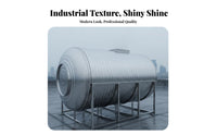 Stainless Metal Water Tank Thickened Wall Rooftop Water Structure Stainless Steel Pressure Tank for Homeowners, Outdoor, Farm, Factory