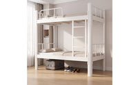 Metal Bunk Bed Heavy Duty Bunk Bed Frame Sturdy Furniture for Roommates, Employees, Dormitory, Shared Bedroom, Employee Housing