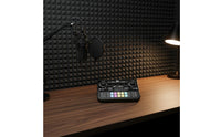 Reverb Effects Live Stream Sound Card RGB Lights Voice Changer Mixer LED Screen for Streamers, Podcasters, Gaming
