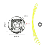 String Trimmer Head Aluminum Alloy Accessory Long-Lasting for Gardeners