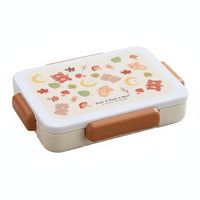 Bento Box Microwavable 3 Compartment Food Container Easy to Clean for Students