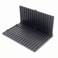 Model Sprue Storage Rack Upright Slotted Sprue Organizer Model Kit Frame Holder Space-Saving Runner Holder with Labeled Slots