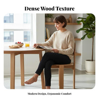 armless-Less Side Chair centuryera Modern Design Spindle support Chair with Woven Seat