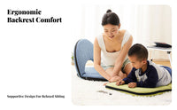 Foldable Legless Backrest Chair Back Support Japanese Backrest Chair for Bedroom