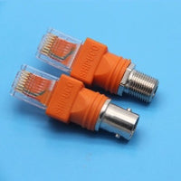 现货BNC-RJ45转接头监控线使用可配合测线仪寻线仪F型