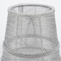 Light Shade for Ceiling with Transparent Mesh Textile Design, Small Lampshade for Pendant and Wall Lamps