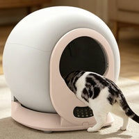 Self-Cleaning Cat Litter Box Electric Automatic Cat Litter Box Pet Supply Easy to Clean Smart for Cats, Apartment, Living Room