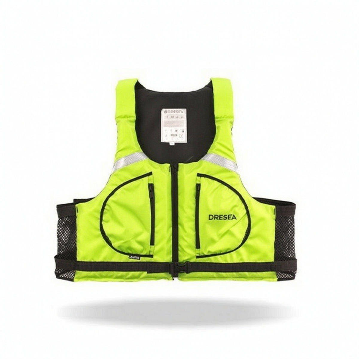 High-Visibility Buoyancy Life Vest Reflective Life Jacket with Whistle Breathable Buoyancy Aid Jacket with Straps Long-Lasting for Paddleboarding