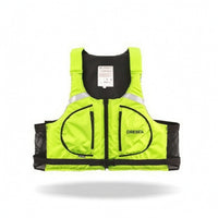 High-Visibility Buoyancy Life Vest Reflective Life Jacket with Whistle Breathable Buoyancy Aid Jacket with Straps Long-Lasting for Paddleboarding