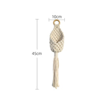 2 Pieces Macrame Plant Hanger Easy to Install Home Decor Indoor Outdoor Use