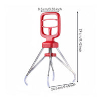 4-Claw Bowl Tongs Heat-Resistant Hot Dish Gripper Sturdy for Dining Table