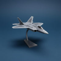 1:72 Scale F-22 Model High Simulation Alloy F-22 Fighter Jet for Desk, Office