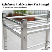 Tiered Pot Rack Indoor & Outdoor Use Plant Stand Minimalist designated areaSaving for homeowners, Balcony, Patio