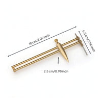 Adjustable Pottery Compass Hand-Held Circle Marking Tool Accurate Scribing Tool Long-Lasting for Potters