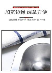 不锈钢方盘长方形盘子大托盘餐盘烧烤盘铁盘蒸饭盘商用菜盘饺子盘