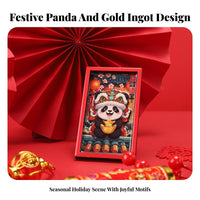 Chinese Panda Fridge 3D Cartoon Magnetic Sticker, Holiday Decor