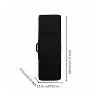 Waterproof Violin Case Large Capacity Rectangle Violin Case Two Shoulder Straps Musical Accessory for Students, Beginners, Class, Exam