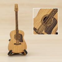 Guitar Plectrum Holder with Stand Engraved Guitar Pick Holder with Stand Compact Case for Instrumentalists, Desk