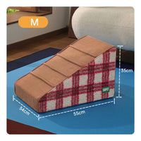 Dog Stairs Removable Cover Pet Stairs Stable Support for Bed