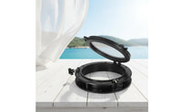 Round Porthole Watertight Gasket Round Opening Porthole Yacht Overhead Window Anti-Corrosive 10 Inch Boat Portlight Long-Lasting