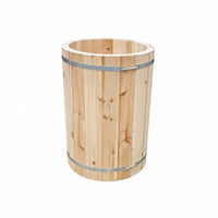 Traditional Round Beehive Handmade Wooden Beehive Barrel Eco-Friendly for Garden