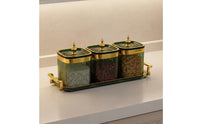 Airtight Pantry Storage Jar Light Luxury Design Decorative Food Container Set