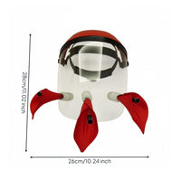 Wearable Hummingbird Feeder Mask Adjustable Size for Garden, Nature Lovers
