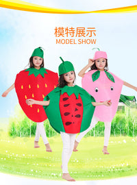 六一儿童节水果蔬菜演出服草莓苹果菠萝葡萄辣椒亲子舞蹈表演服装